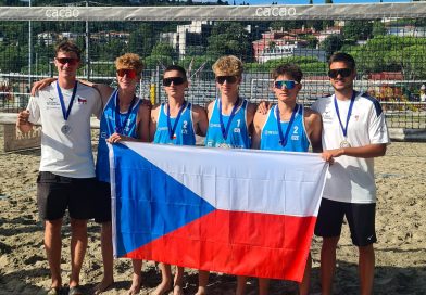 Beachvolejbalová MEVZA U16 2025 – 2. místo Jakuba Kudrnáče !